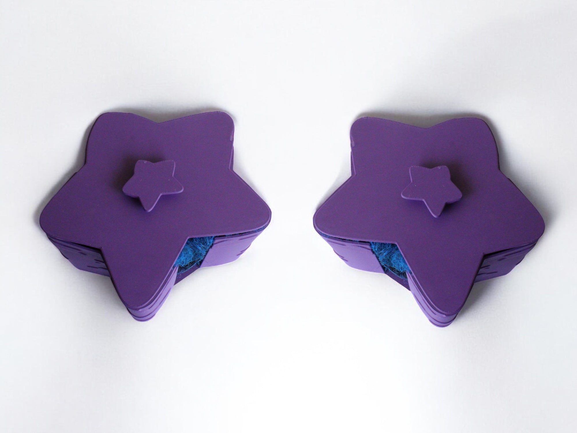 Star Puffs in Blue (Premium Finish)