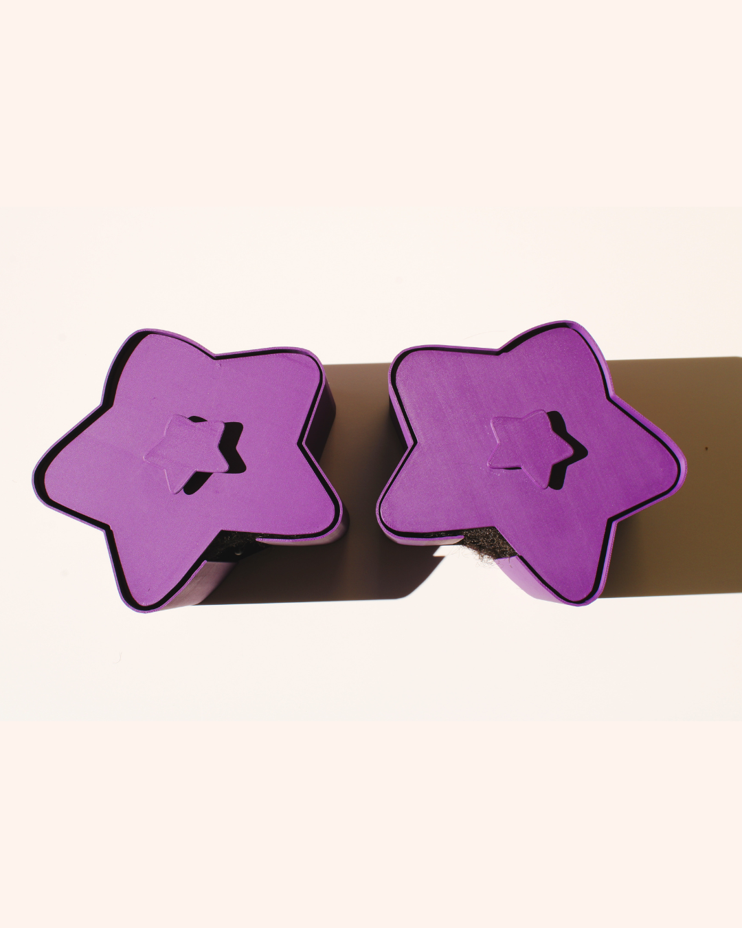 Mini Star Puffs In Blue (Premium Finish)