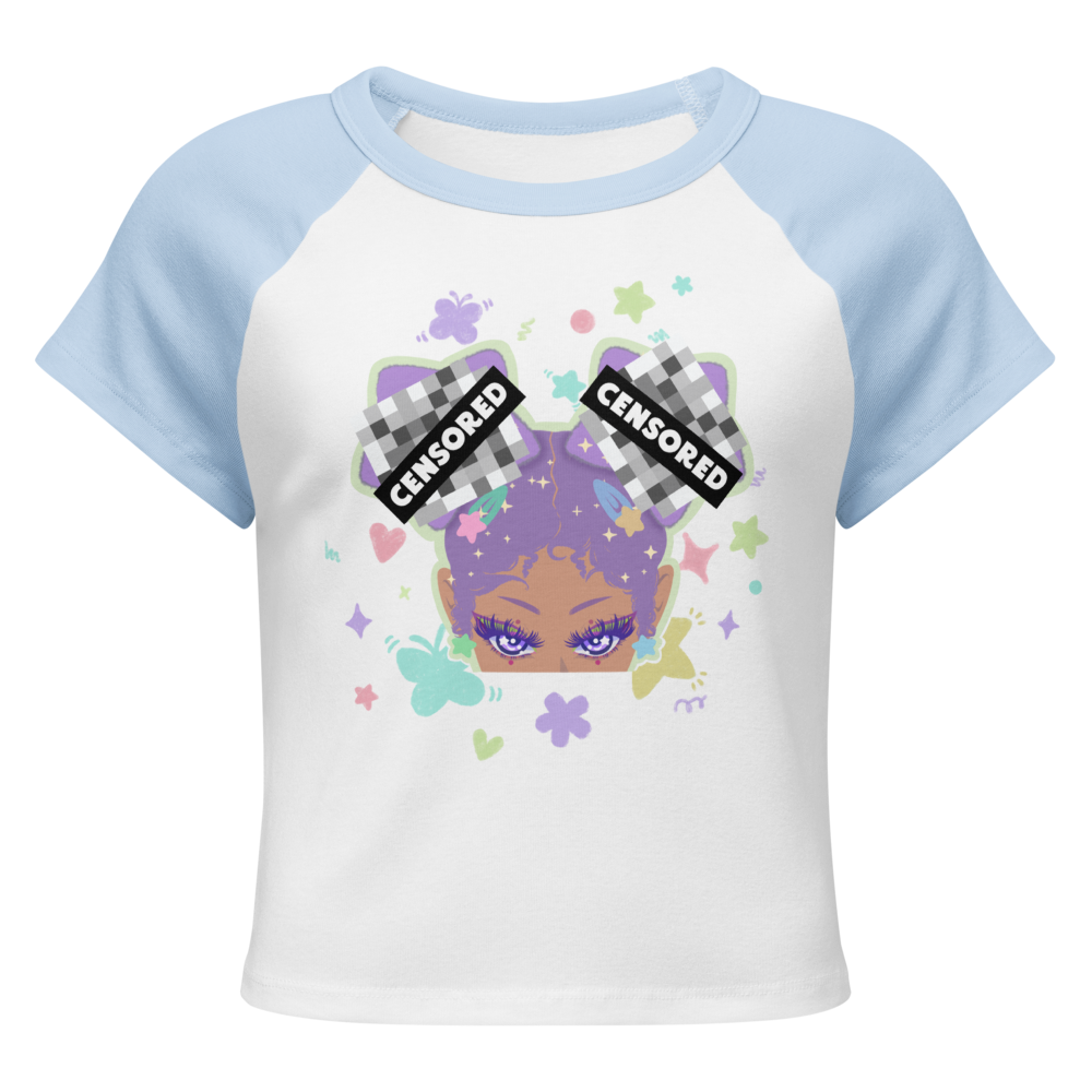 CENSORED Solar Puff Tee In BLUE